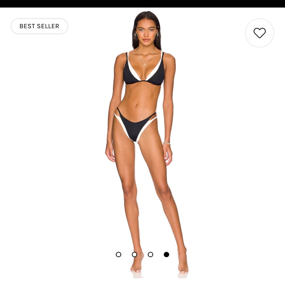 Fused Finneas Bikini Top in Black & Cream
L*SPACE